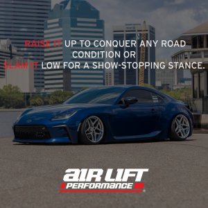 Scion FR-S Coilover Suspension Kit - Rear - Air Lift - Air Lift Performance - `13-`16